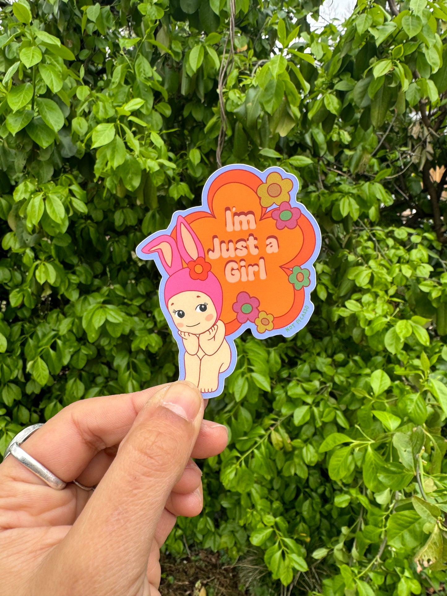 I’m Just A Girl Sticker