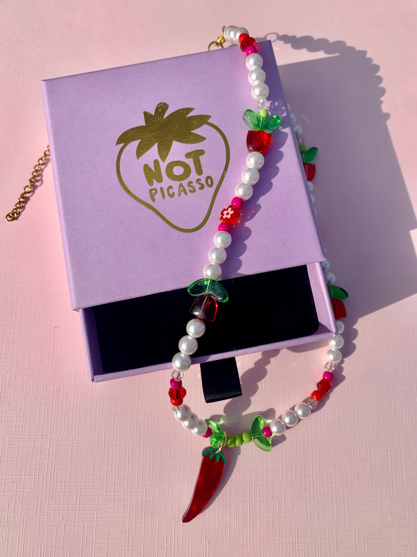 Just a Little Spice Beaded Necklace