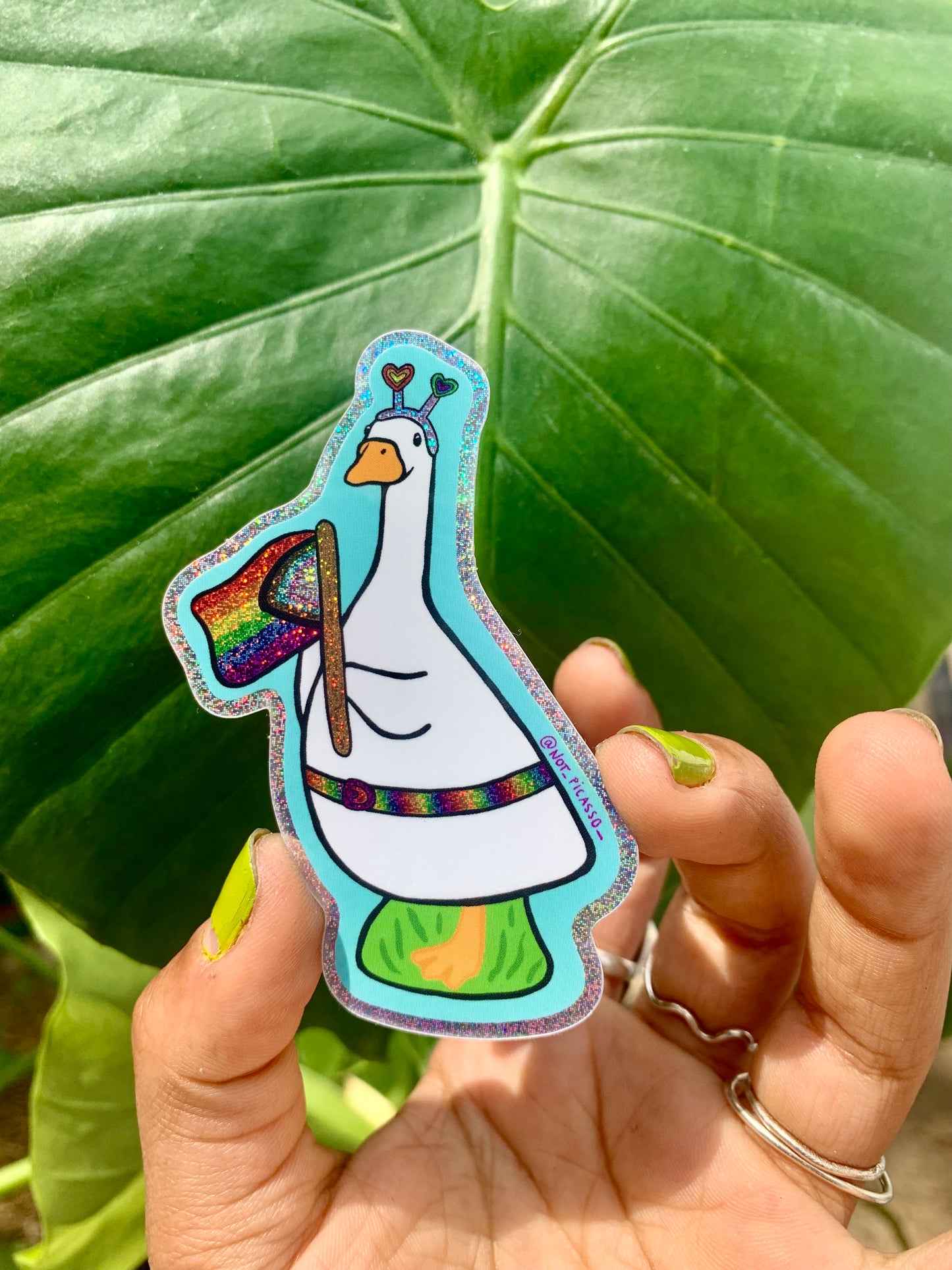 Pride Goose Sticker