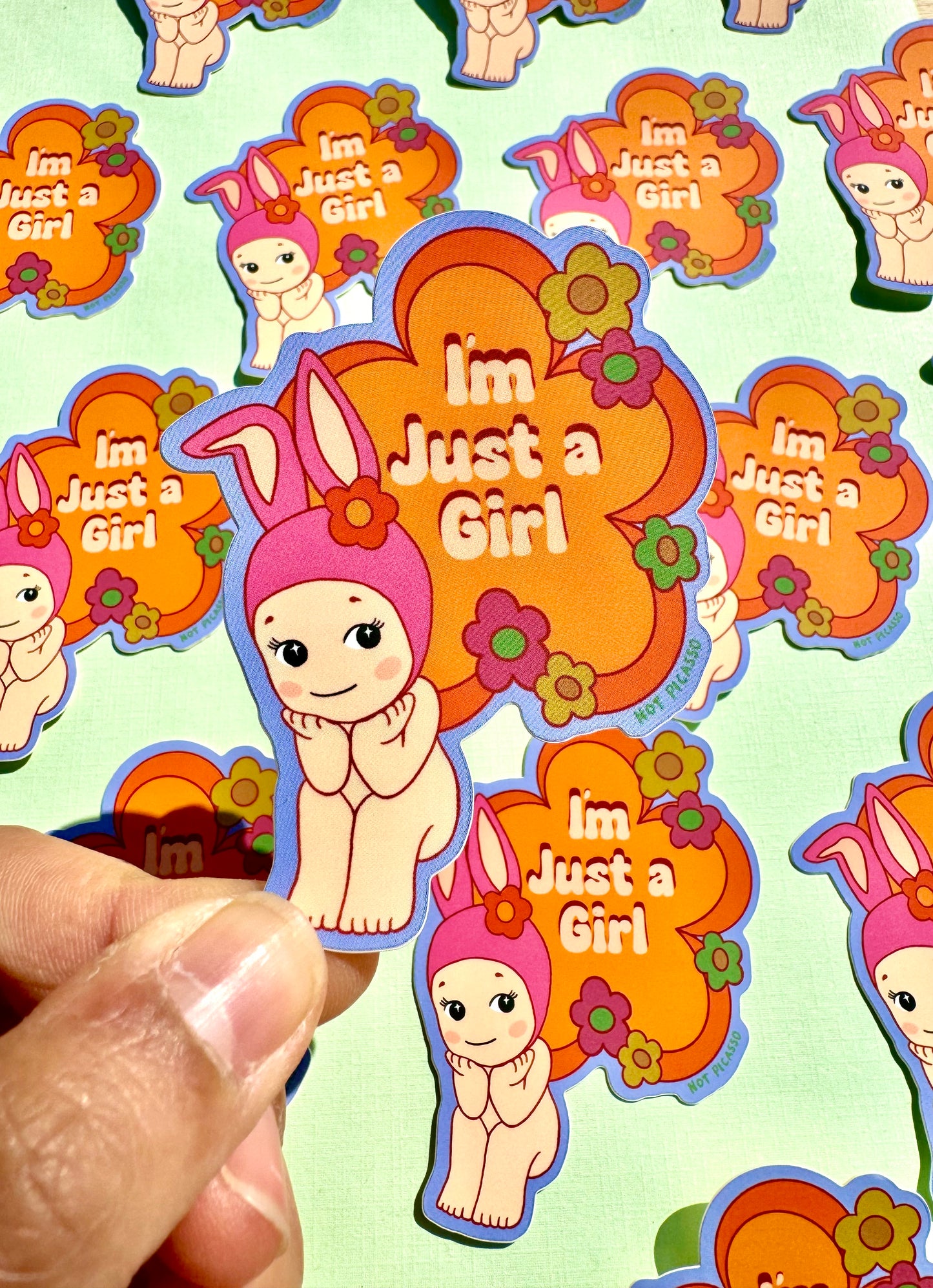 I’m Just A Girl Sticker