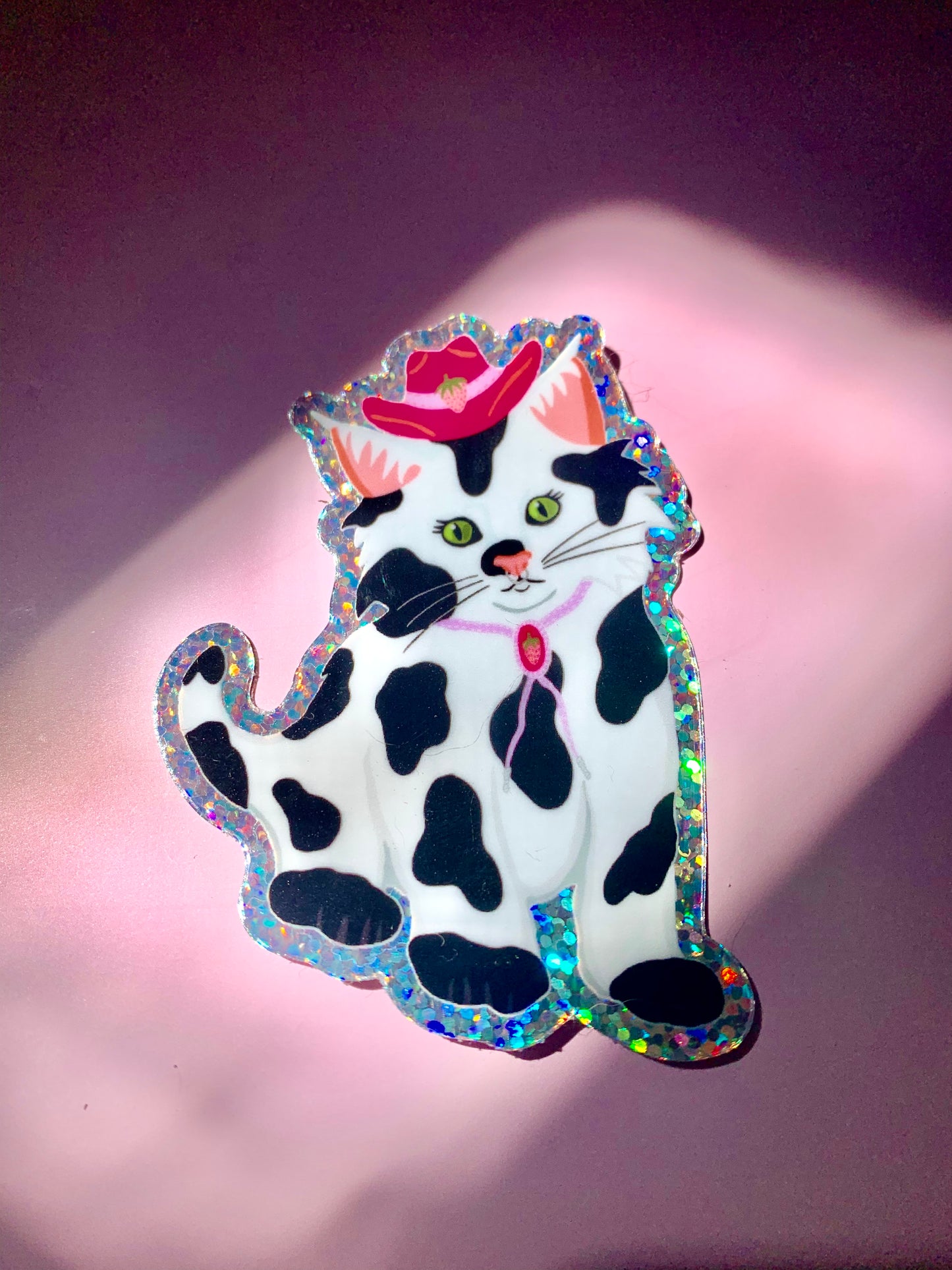 Cowgirl Kitty Sticker