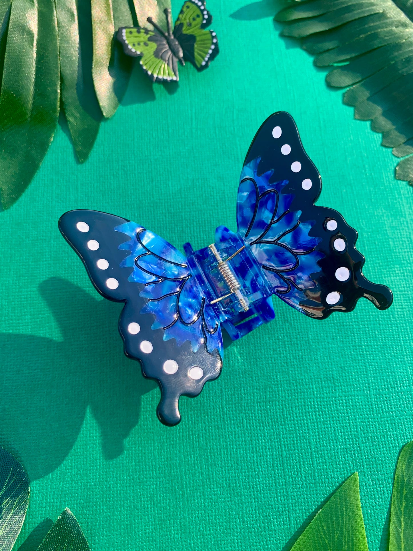 Blue Morpho Hair Claw