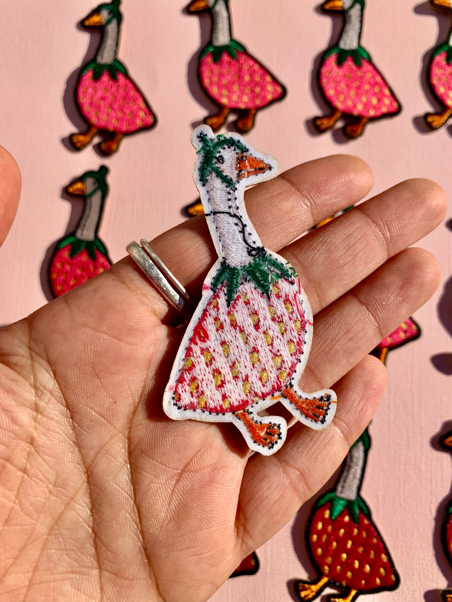 Gooseberry Embroidered Iron-on Patch