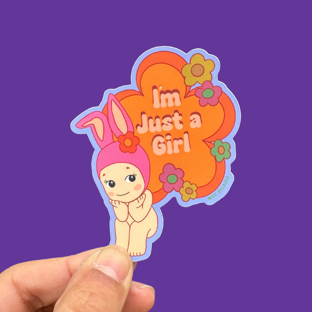 I’m Just A Girl Sticker