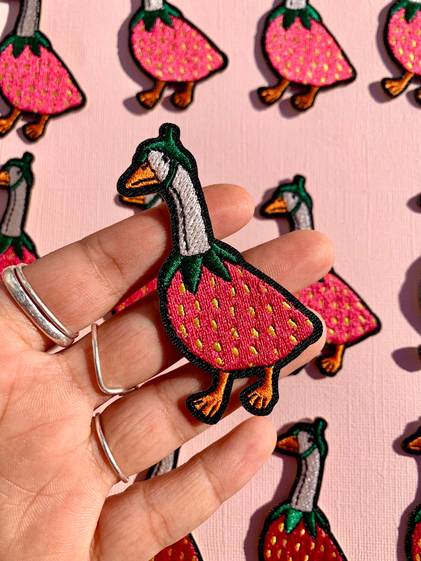 Gooseberry Embroidered Iron-on Patch