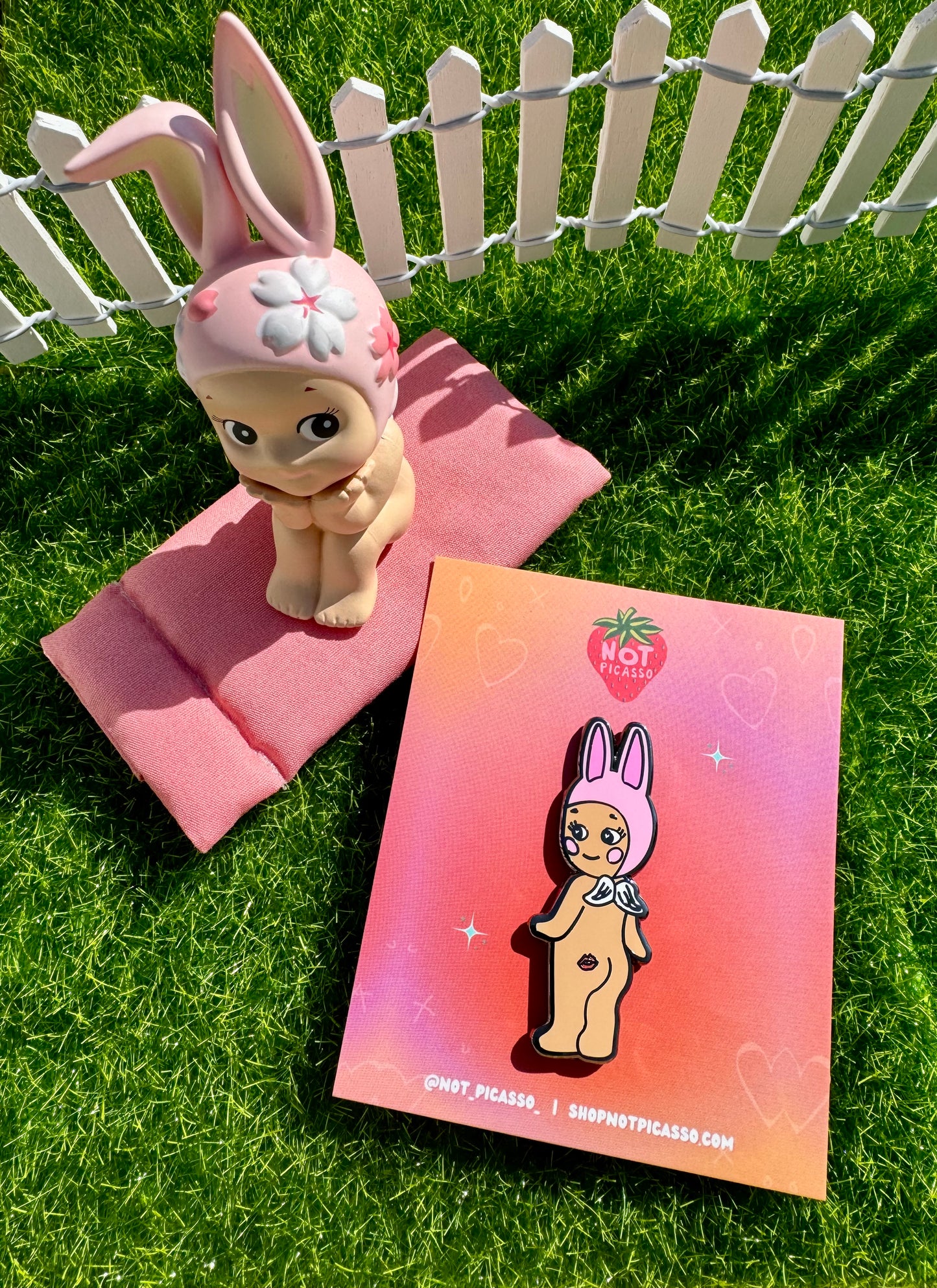 Love Bunny Enamel Pin