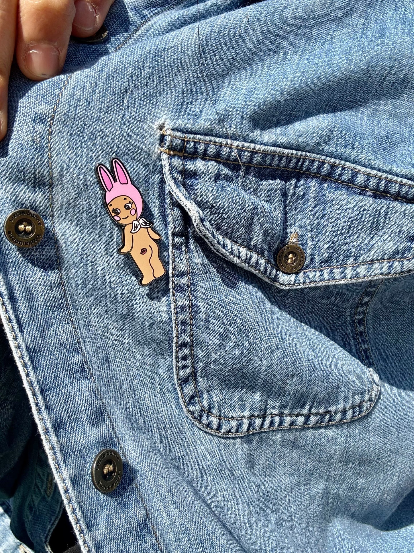 Love Bunny Enamel Pin