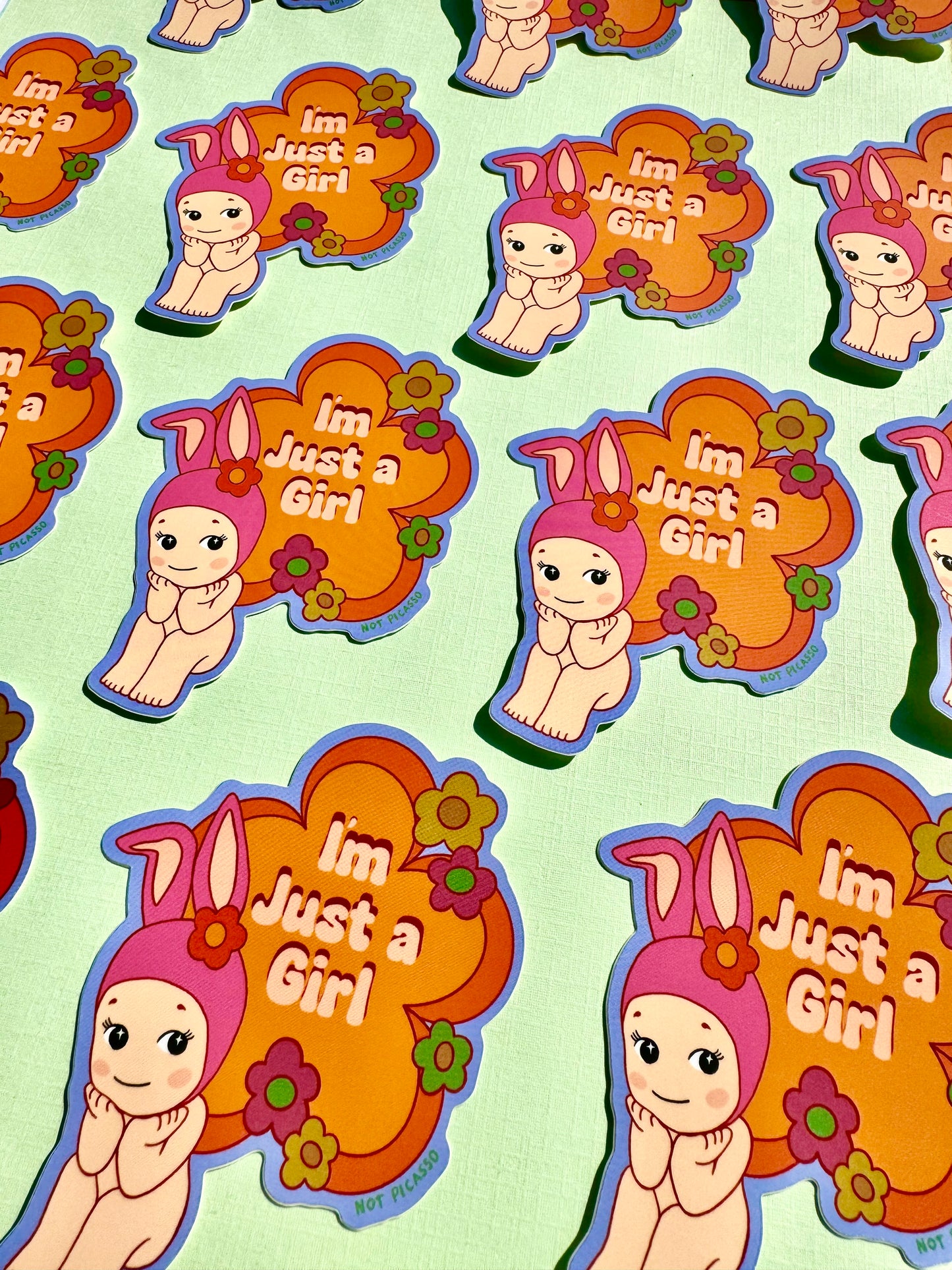 I’m Just A Girl Sticker