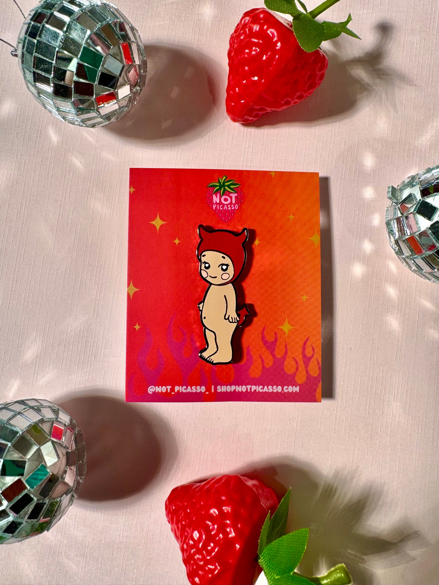 Not So Sonny Enamel Pin