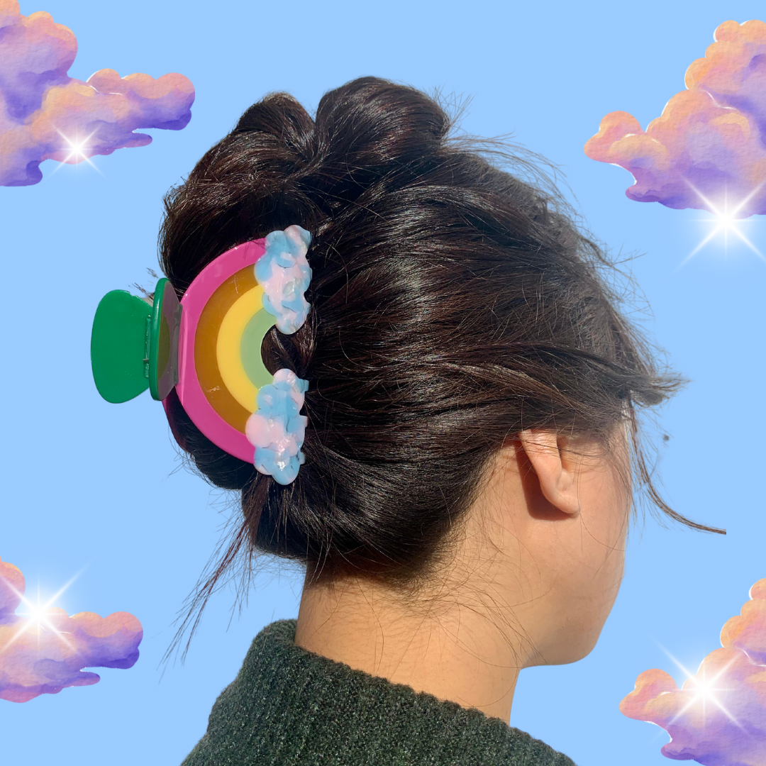 Rainbow Hair Claw 🌈✨