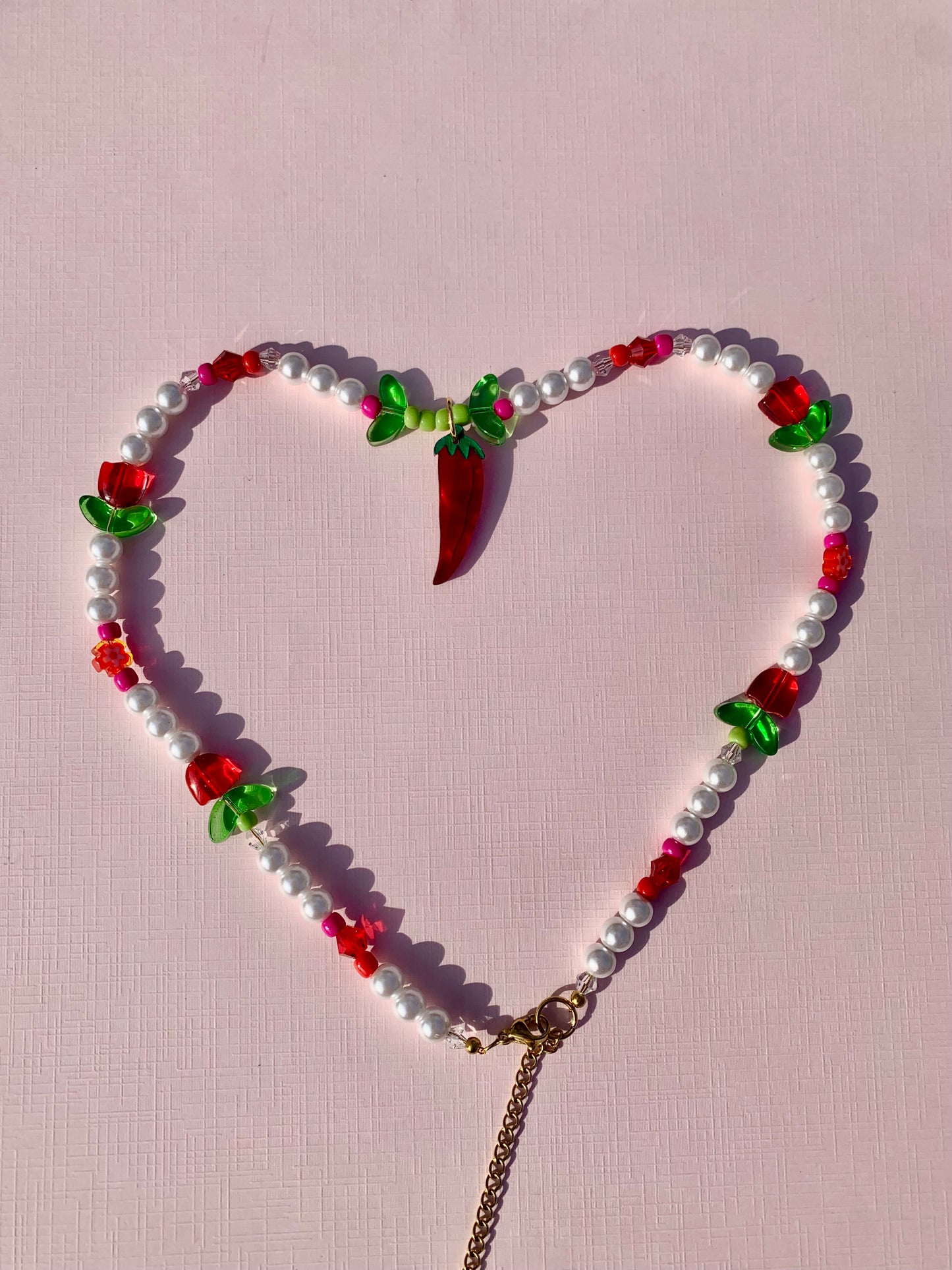 Just a Little Spice Beaded Necklace