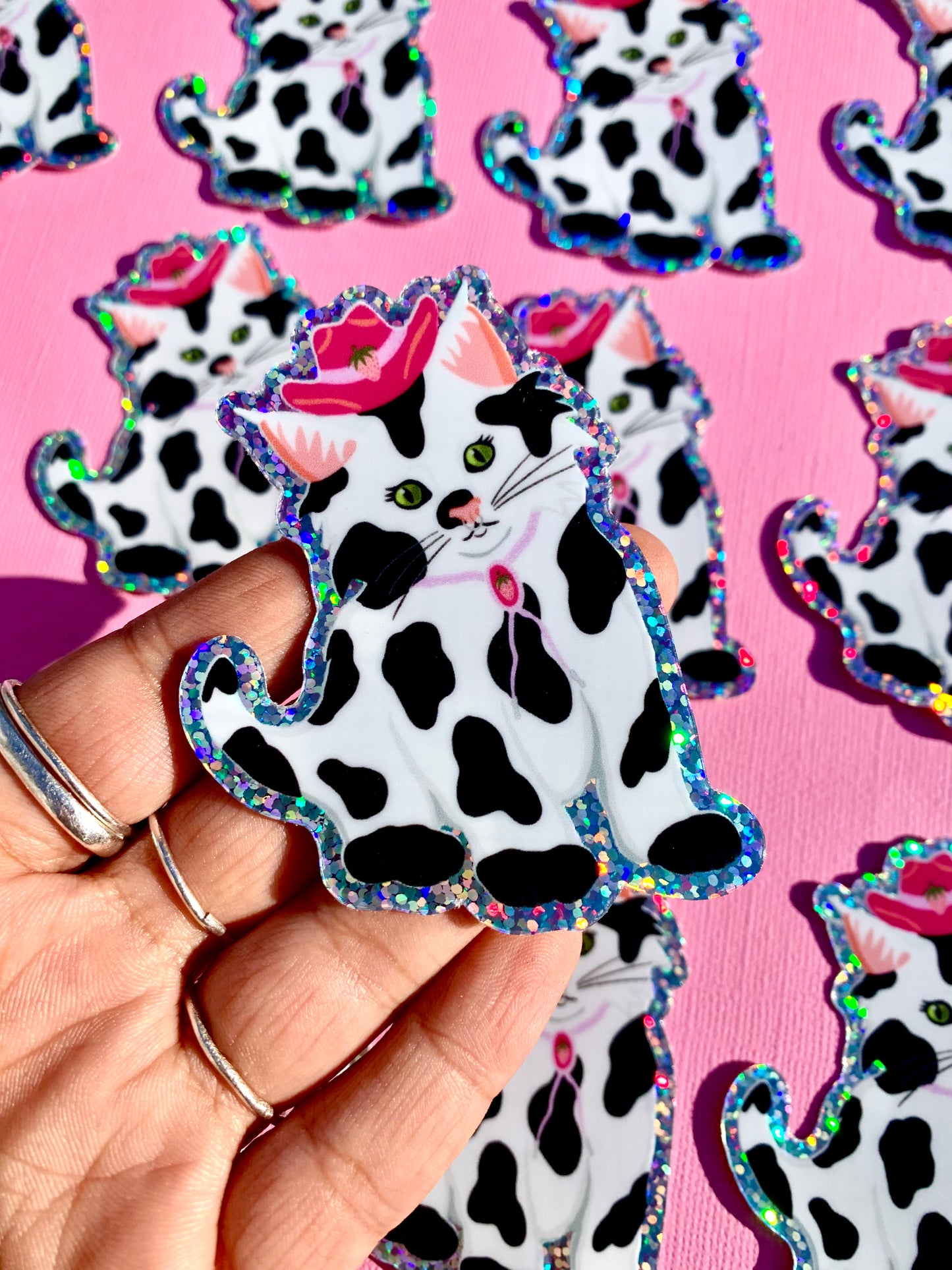 Cowgirl Kitty Sticker