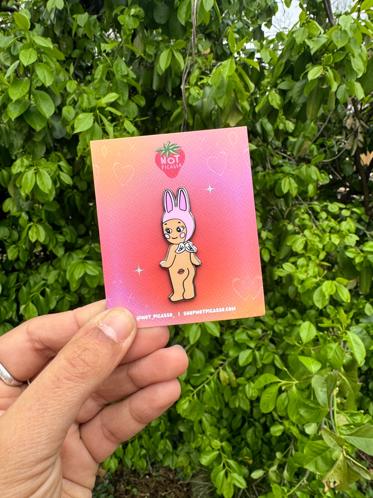 Love Bunny Enamel Pin