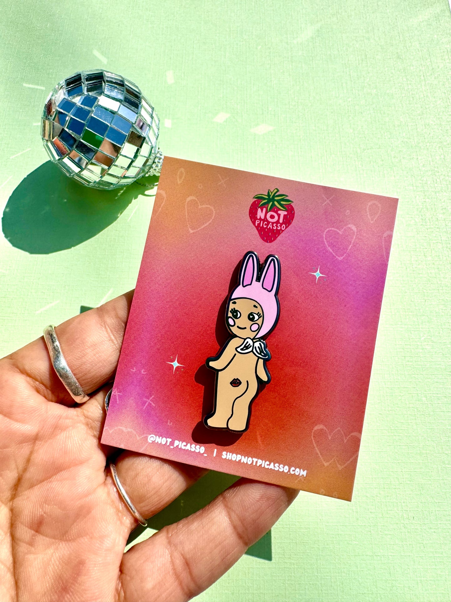 Love Bunny Enamel Pin