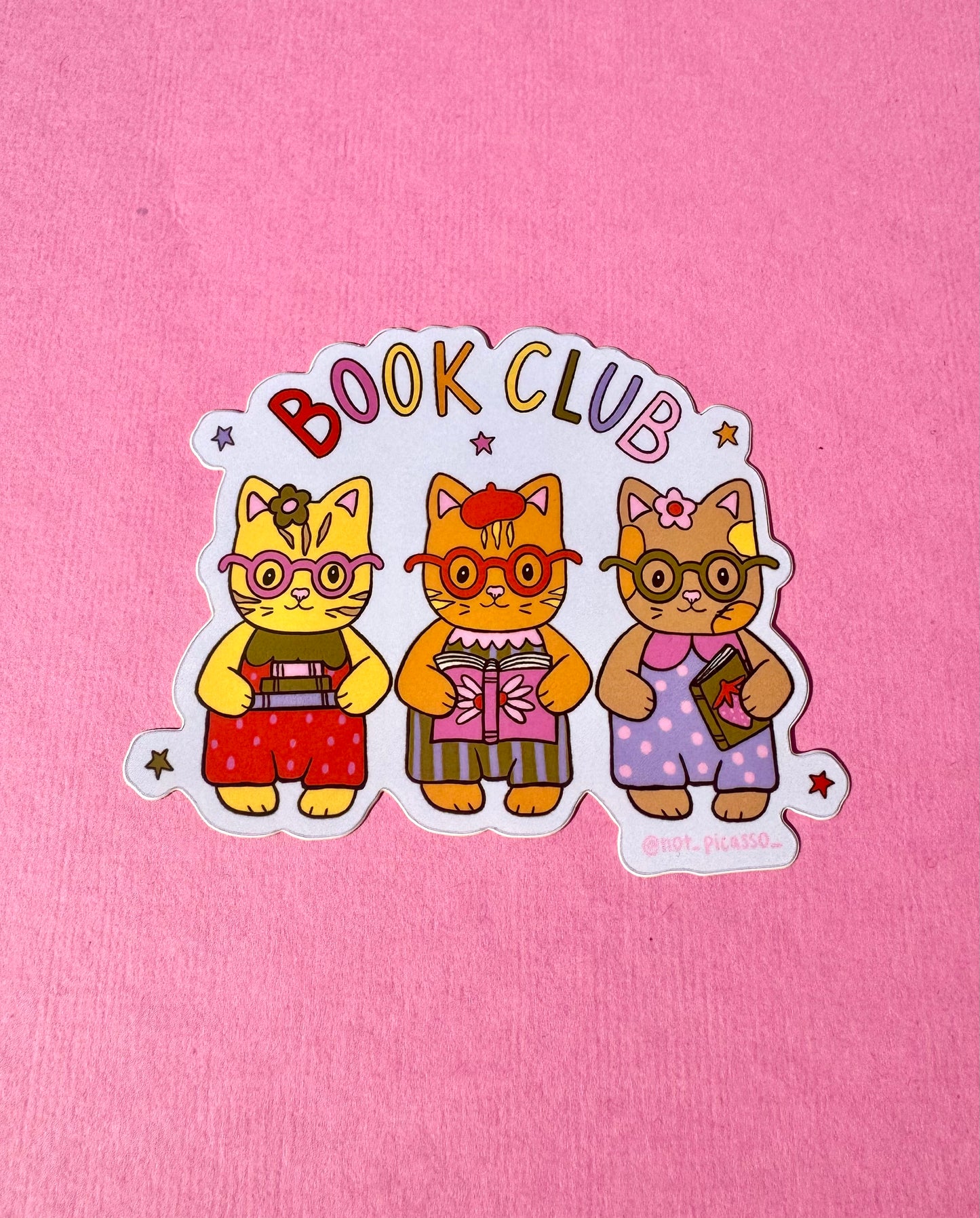 Book Club Sticker