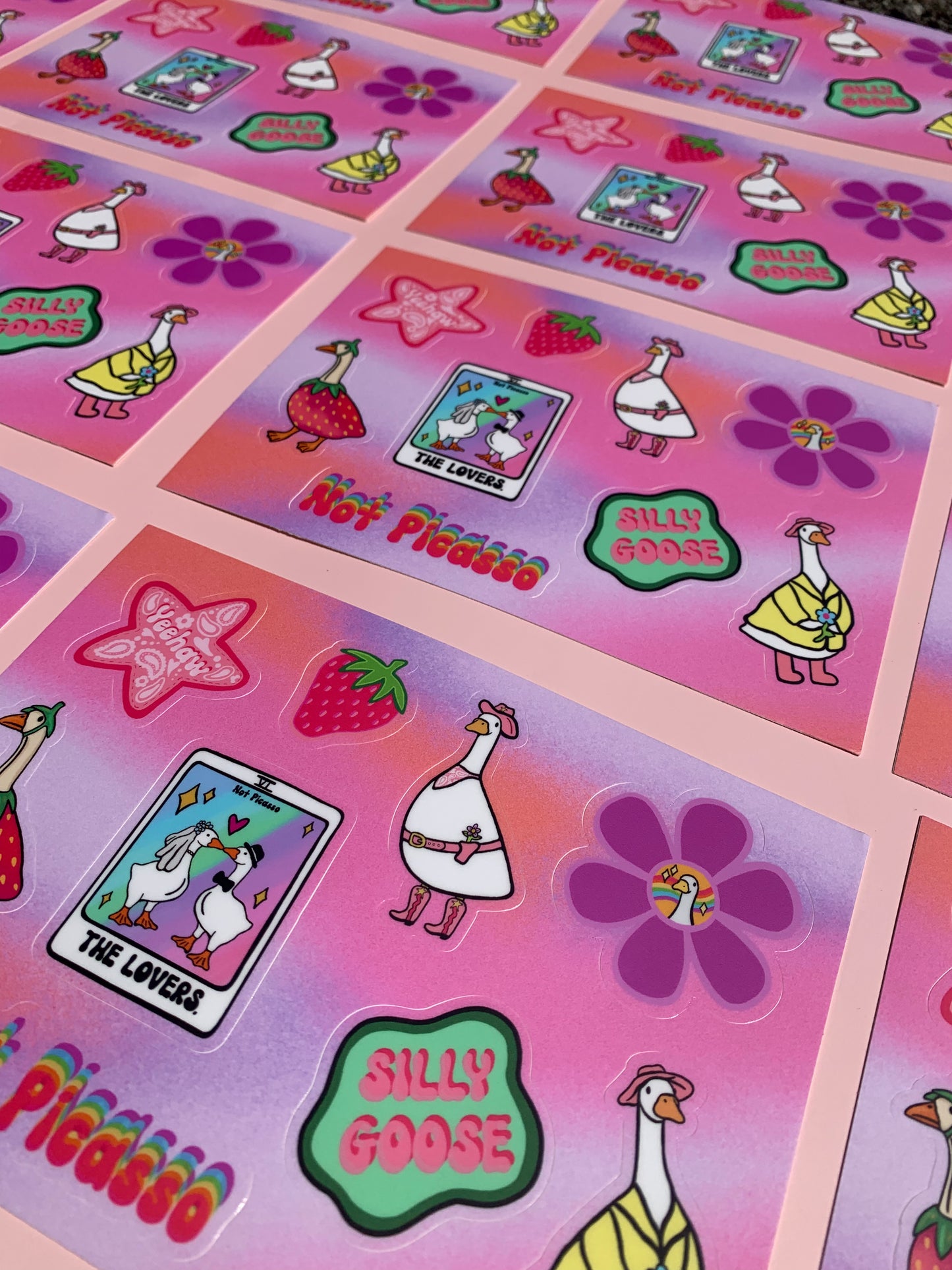 Silly Goose Sticker Sheet