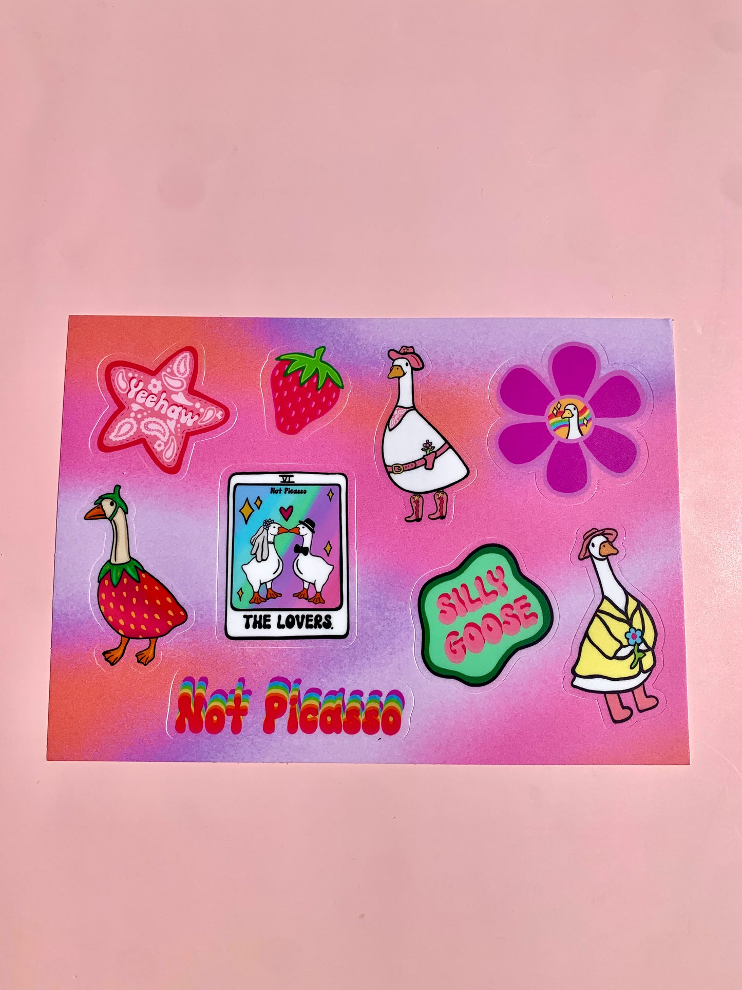 Silly Goose Sticker Sheet