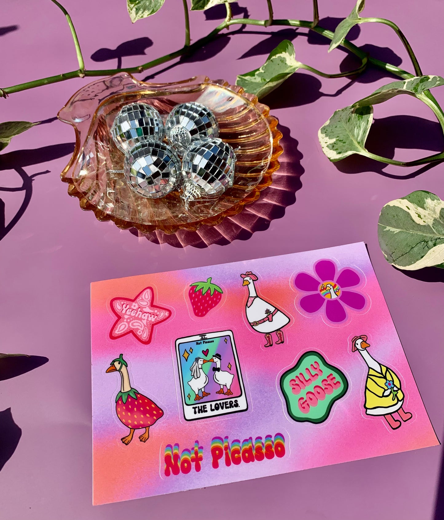 Silly Goose Sticker Sheet