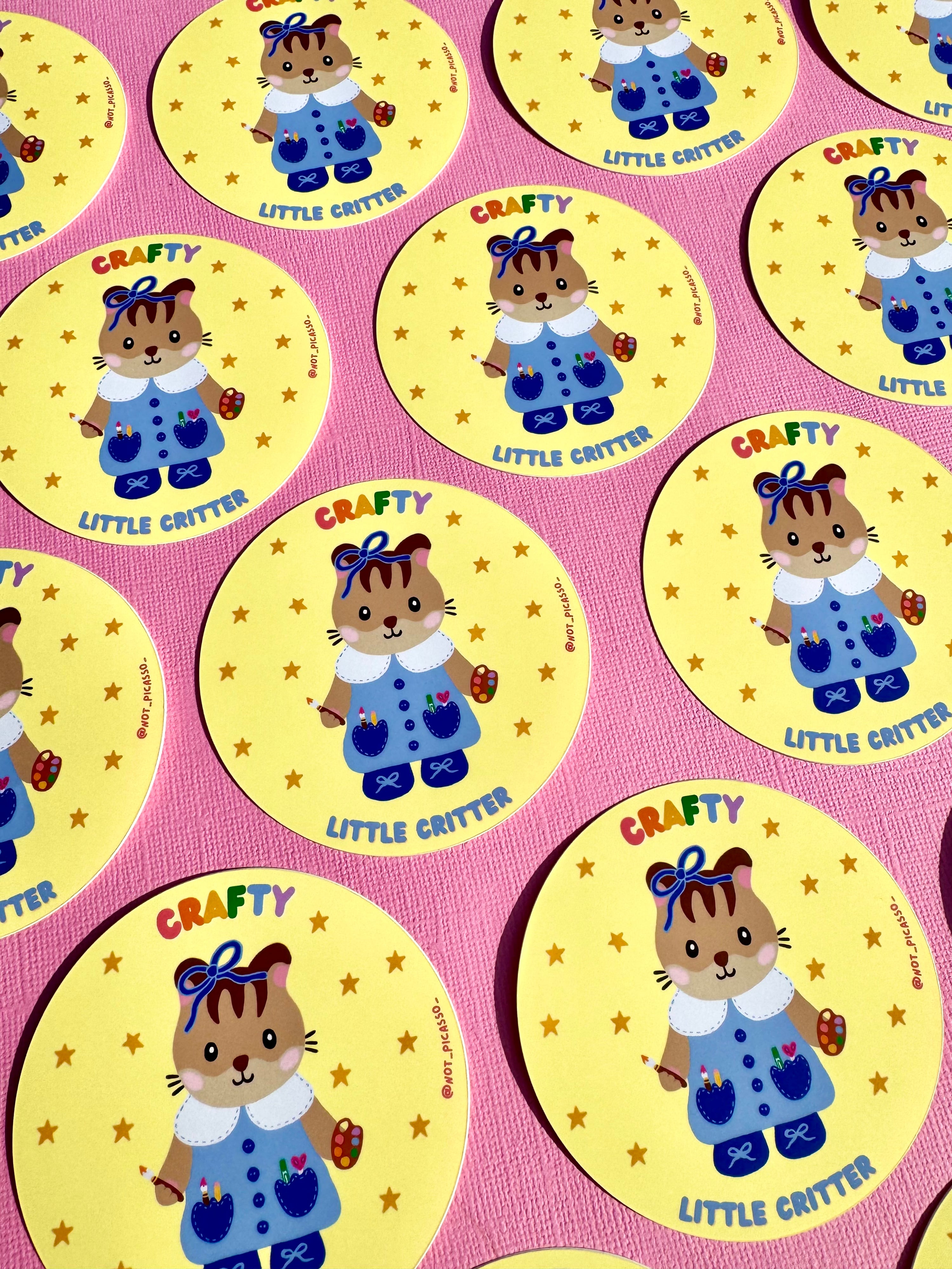 Crafty Little Guy Sticker
