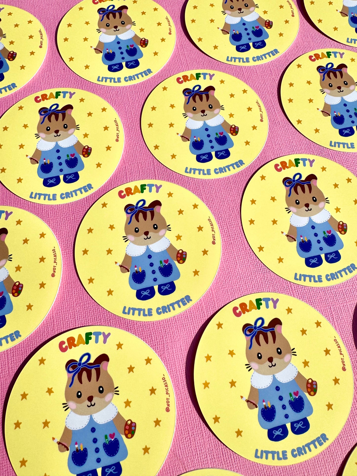 Crafty Little Guy Sticker