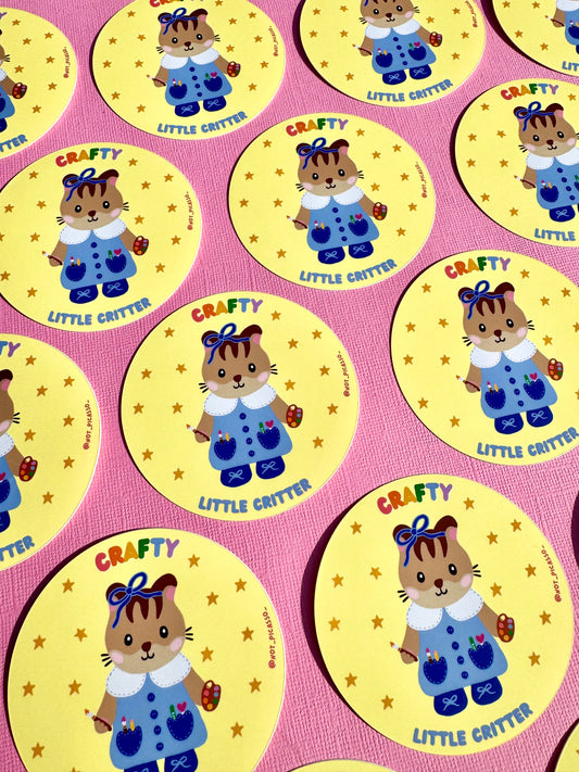 Crafty Little Guy Sticker