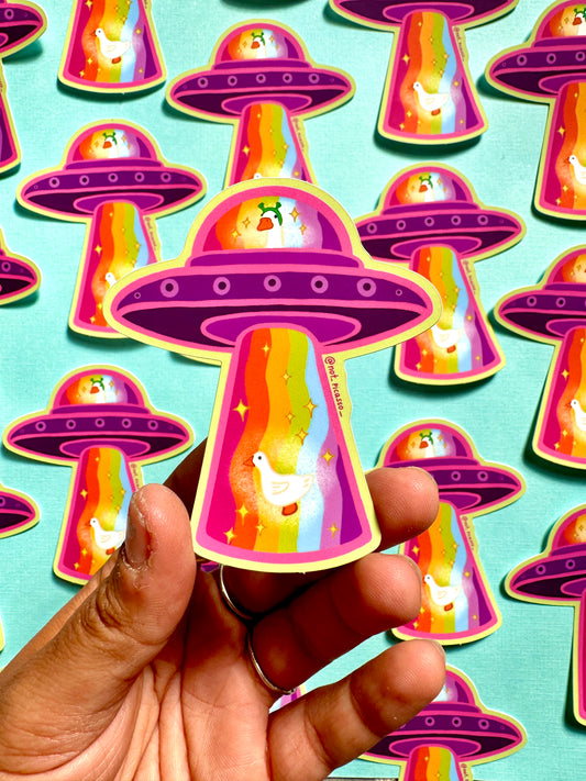 Goose Galaxy Sticker