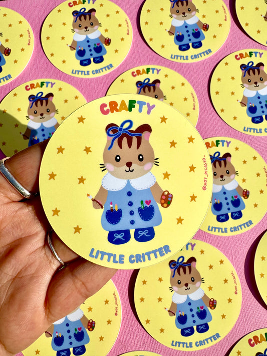 Crafty Little Guy Sticker