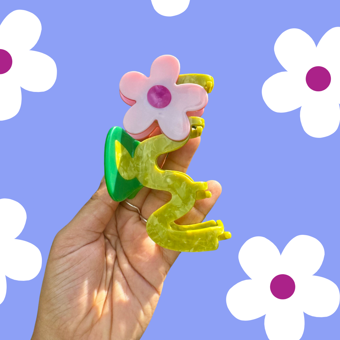 Wavy Daisy Hair Claw