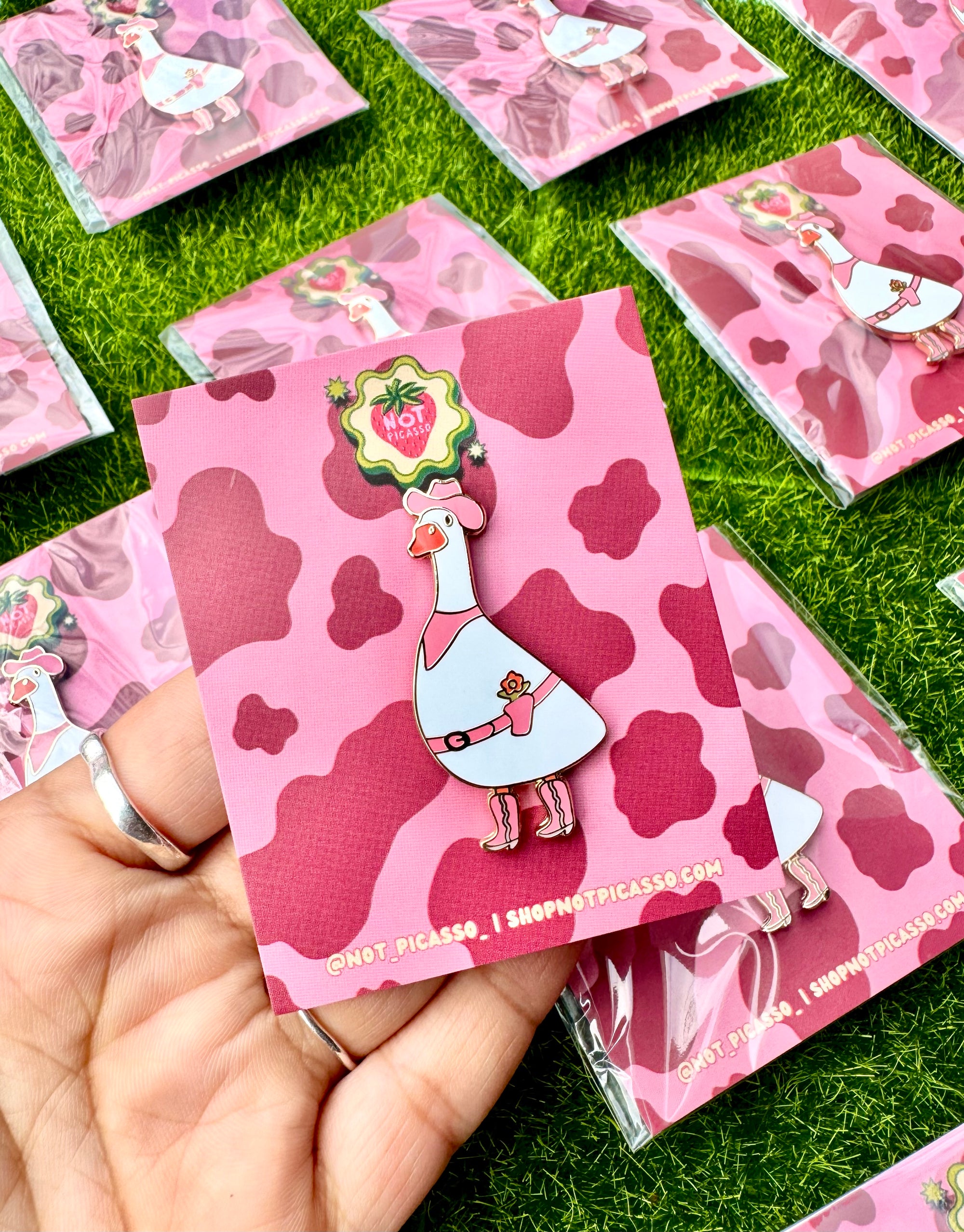 Dolly Goose Enamel Pin