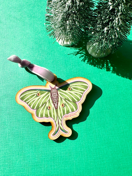 Lunar Moth Ornament