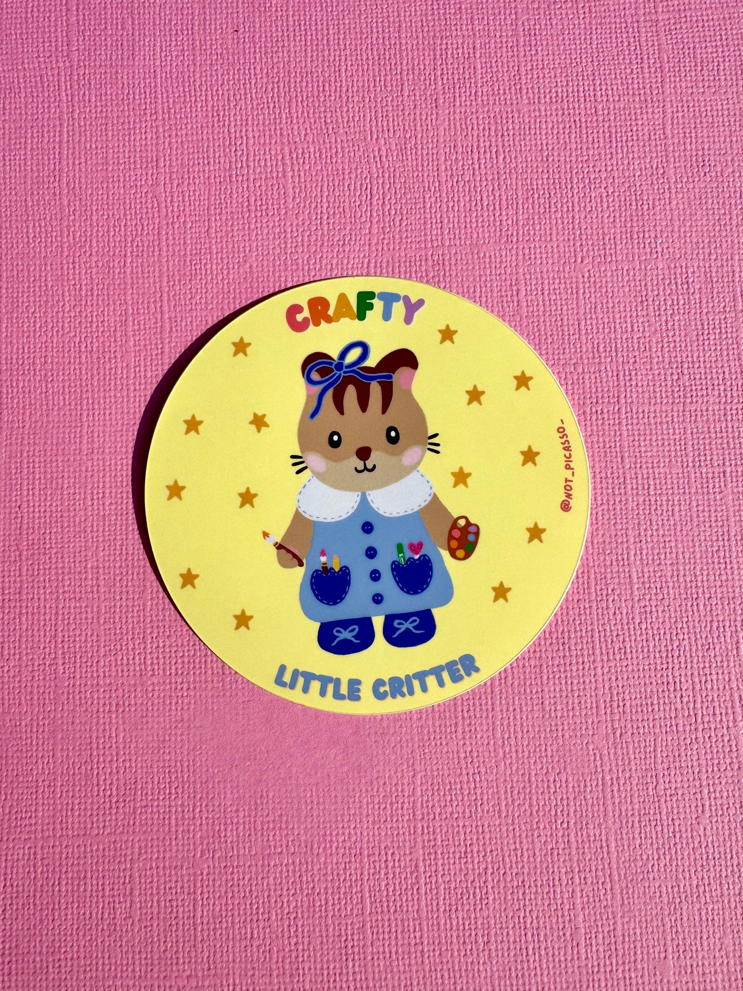 Crafty Little Guy Sticker
