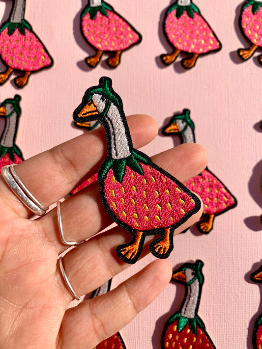 Gooseberry Embroidered Iron-on Patch