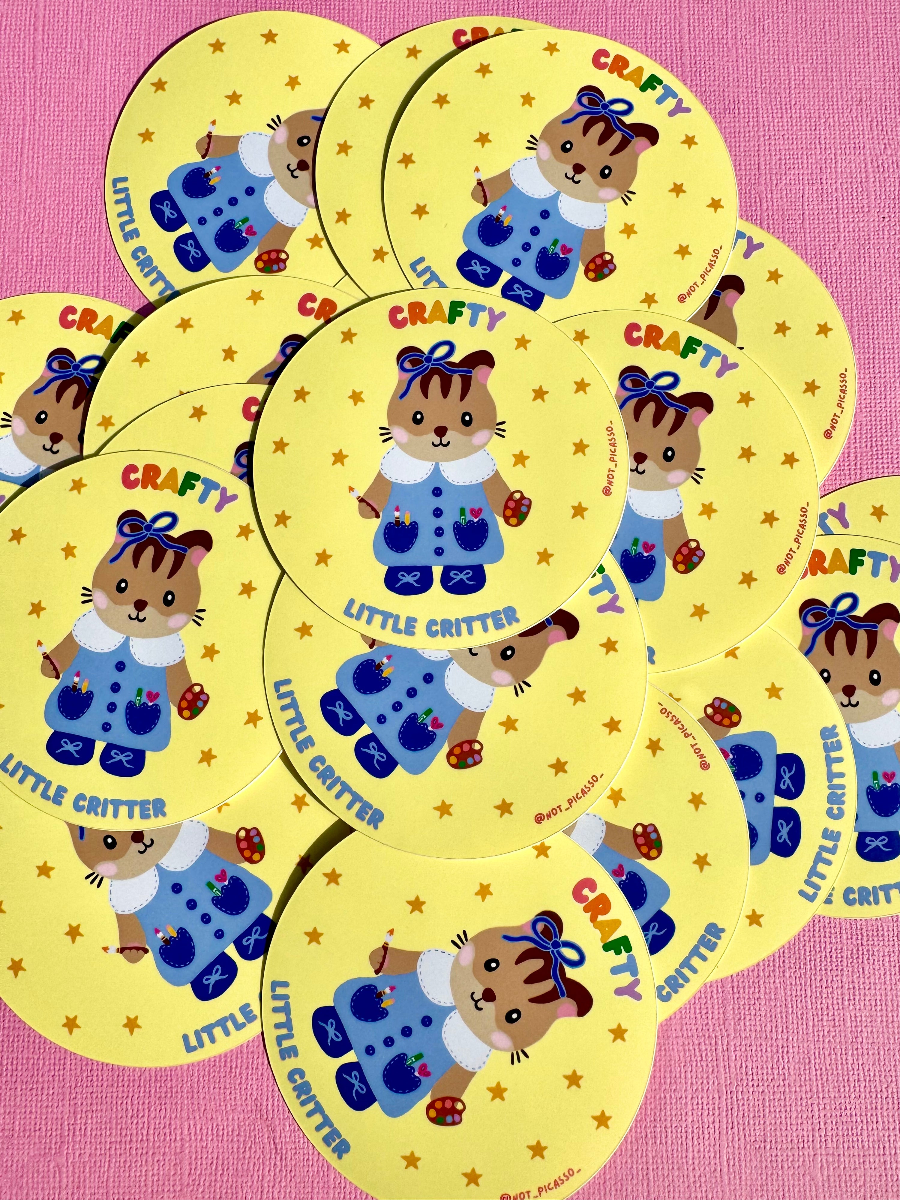 Crafty Little Guy Sticker