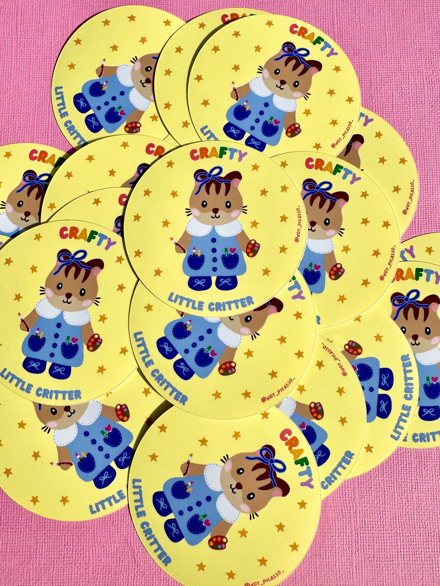 Crafty Little Guy Sticker