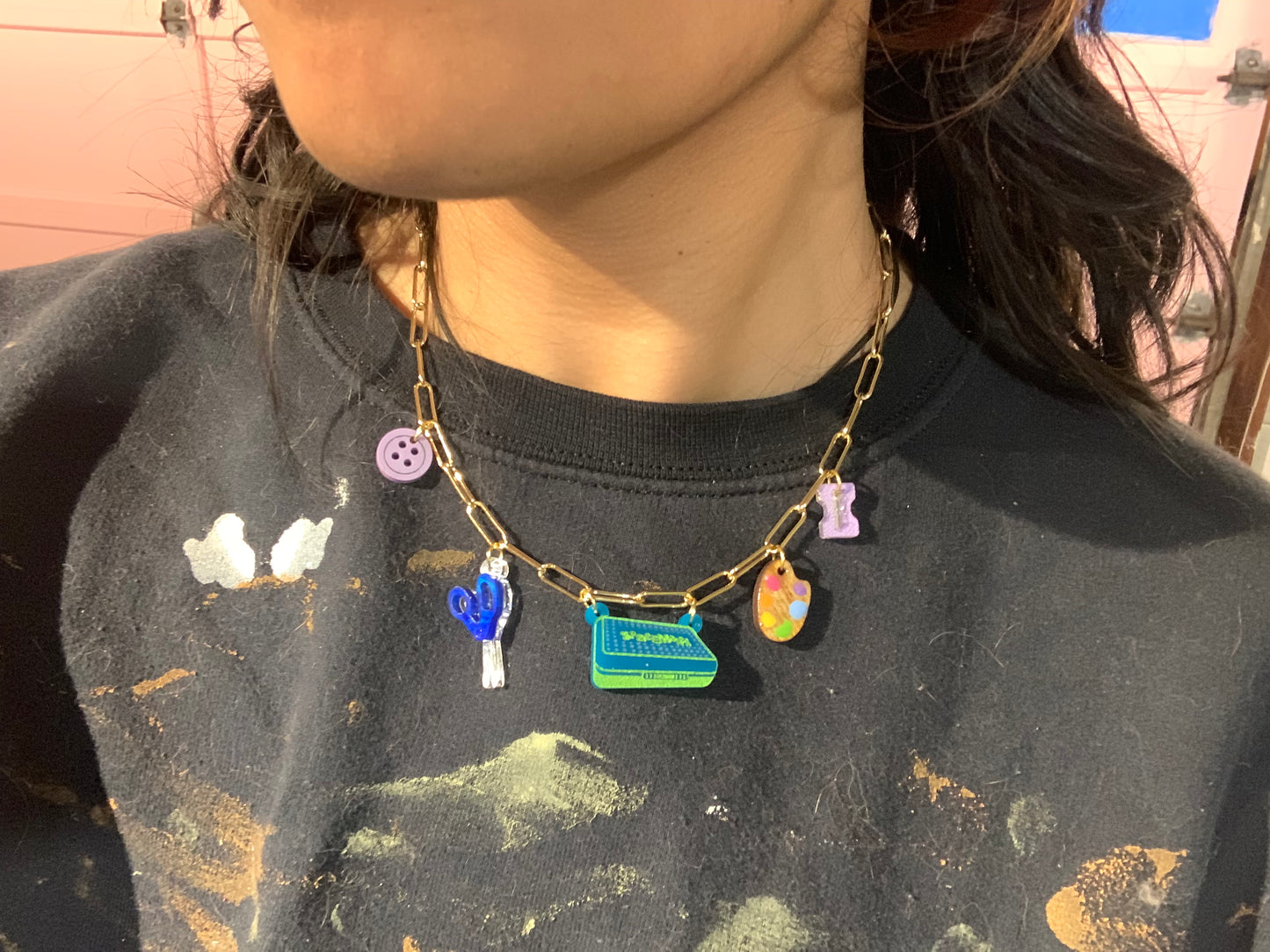 Spacemaker Charm Necklace