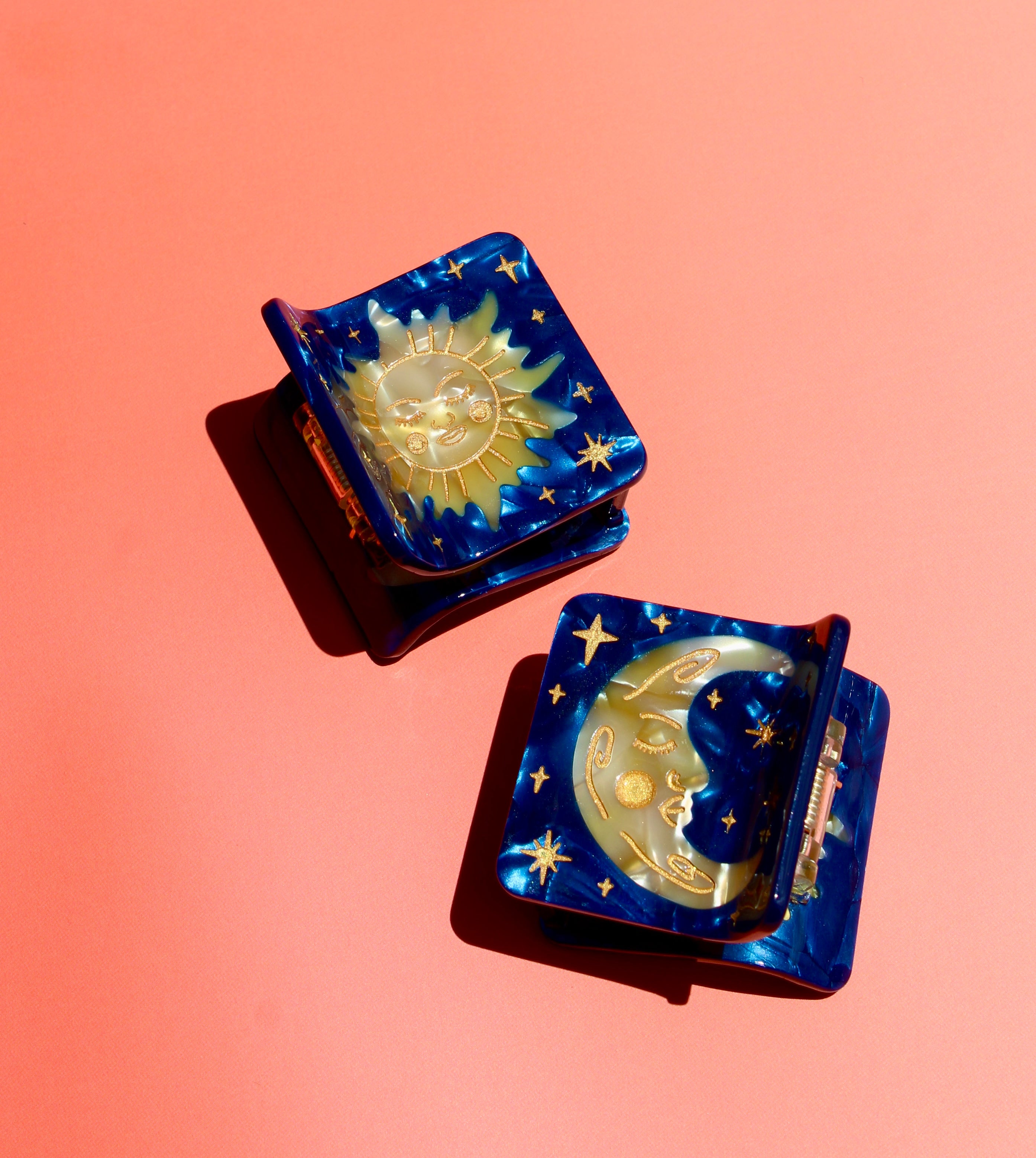 Sun and Moon Hair Claw