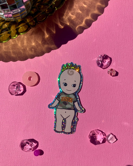 Glitter Midwest Princess Kewpie Sticker