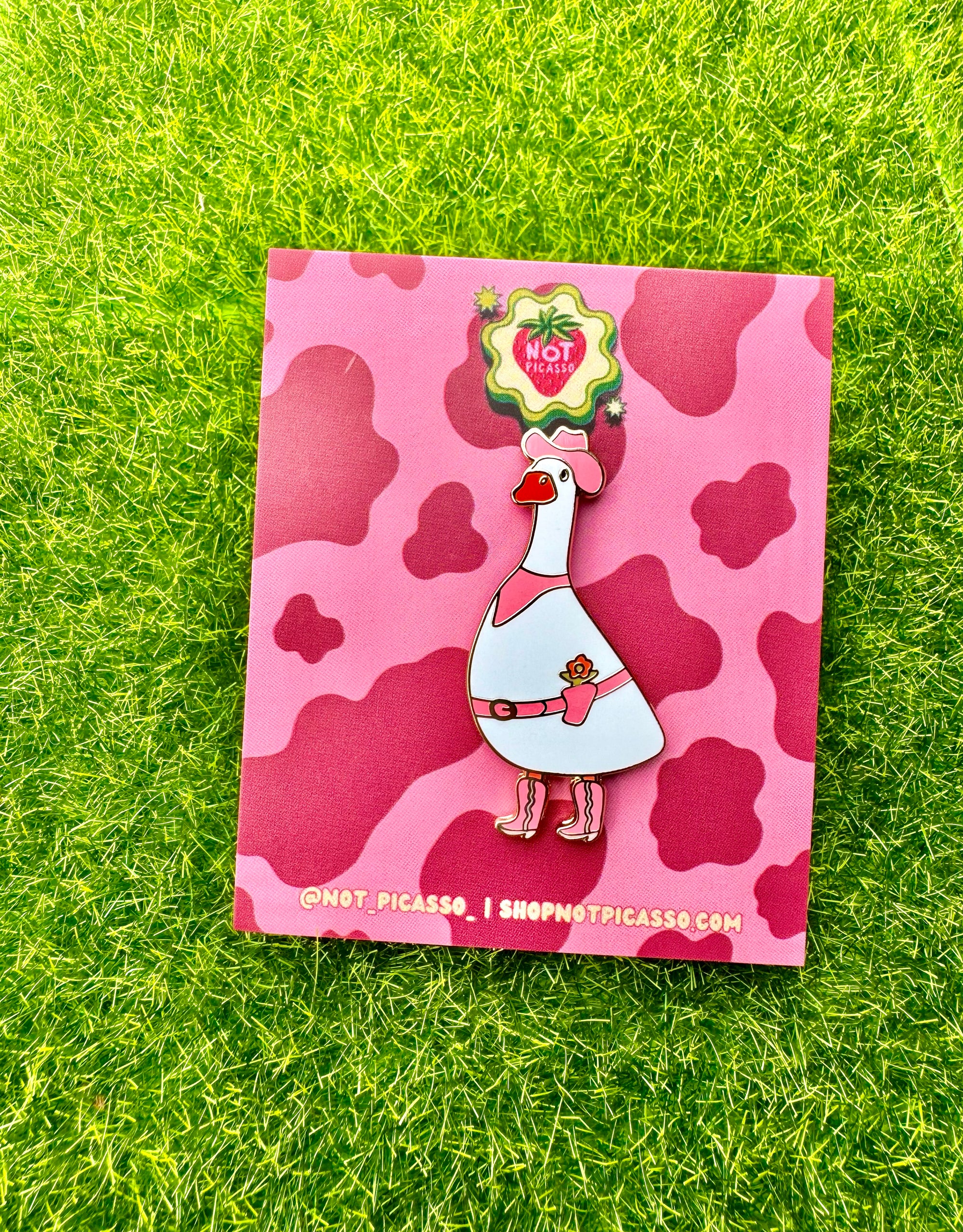 Dolly Goose Enamel Pin