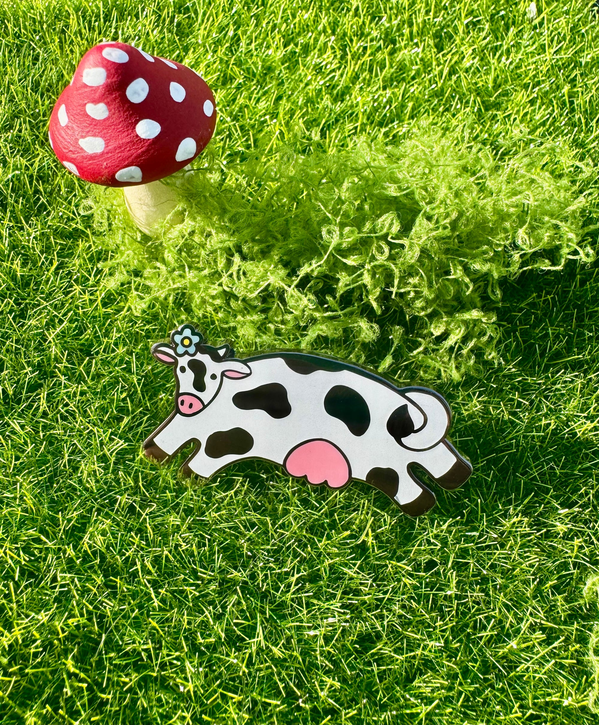 Honey Moo Moo Enamel Pin