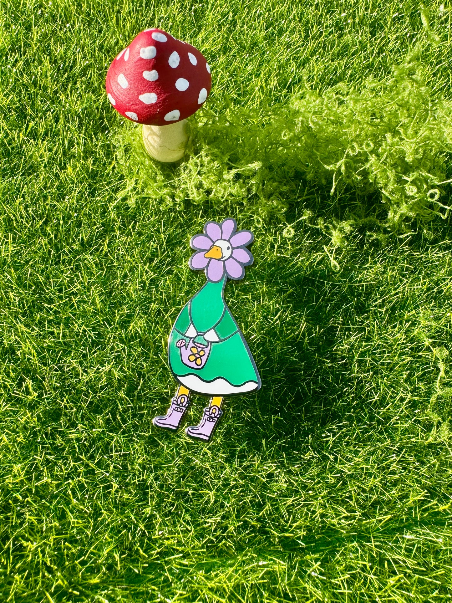 Goose Springsteen Enamel Pin