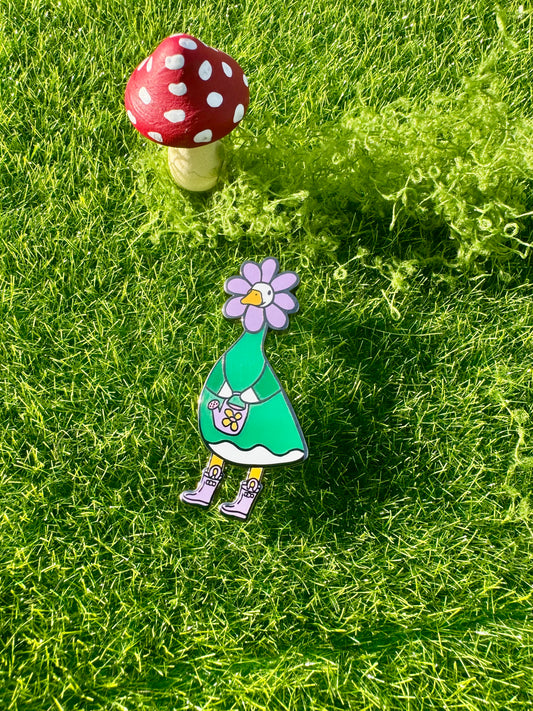 Goose Springsteen Enamel Pin