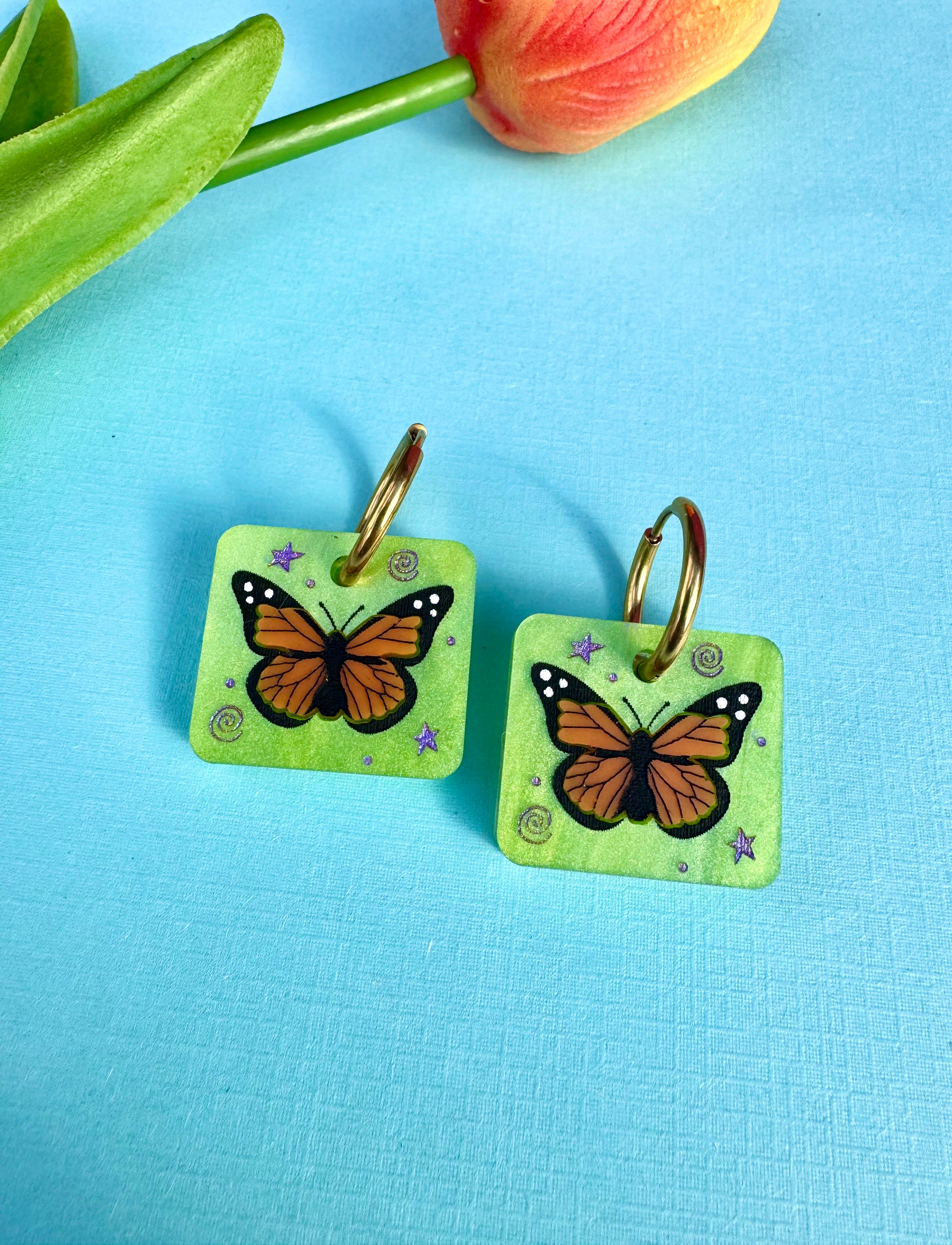 Monarch Butterfly Tiles