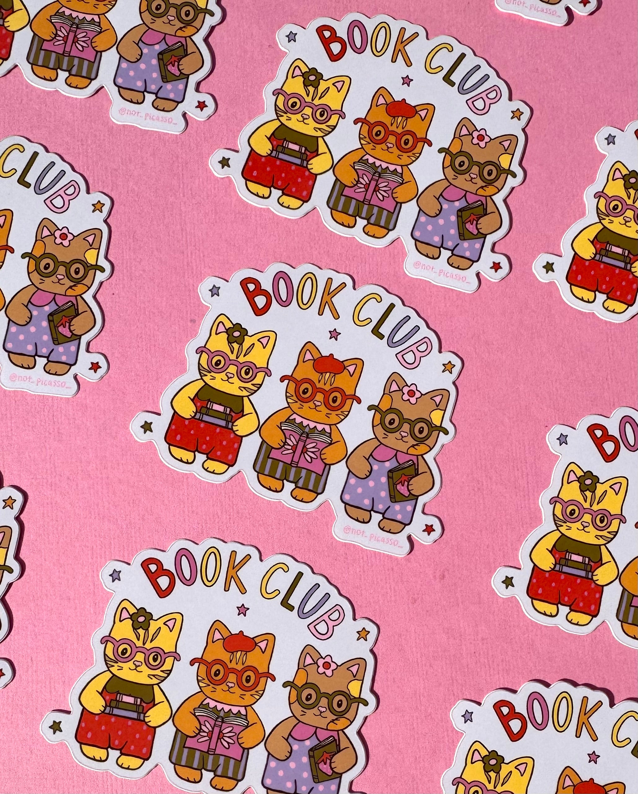 Book Club Sticker