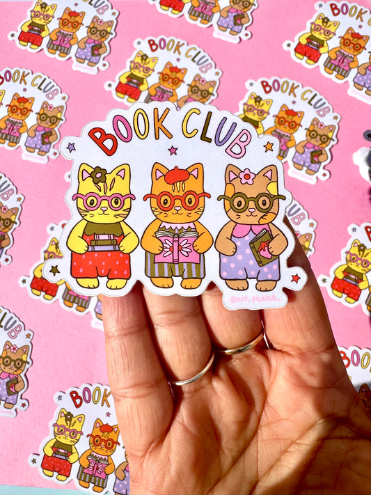 Book Club Sticker