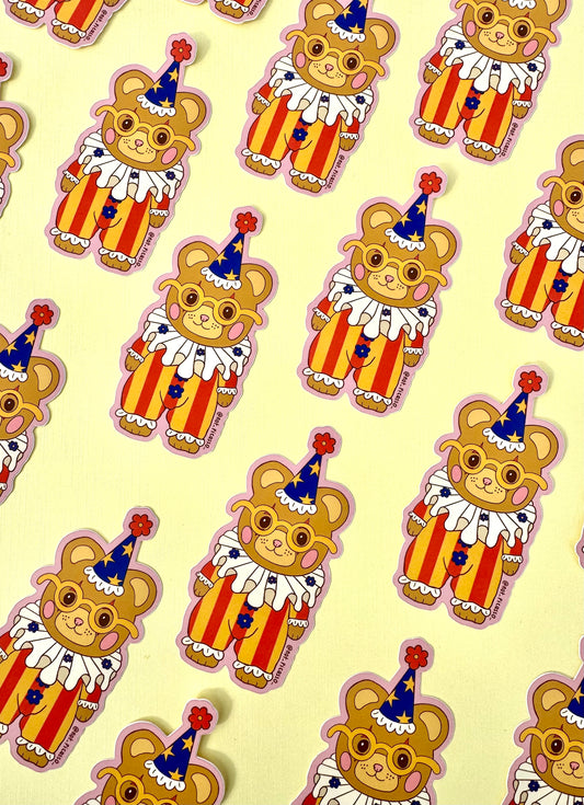 Clowning Around Sticker