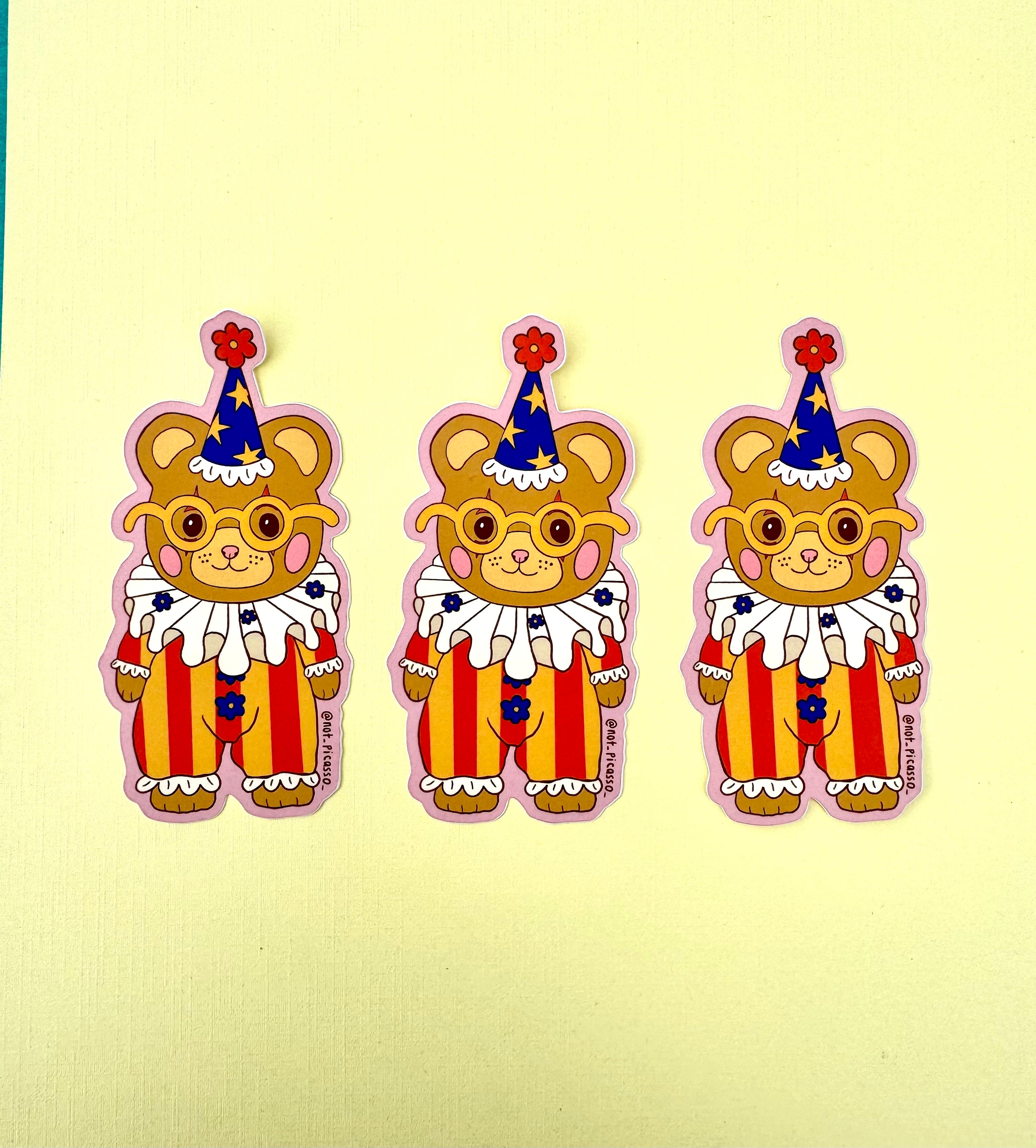 Clowning Around Sticker