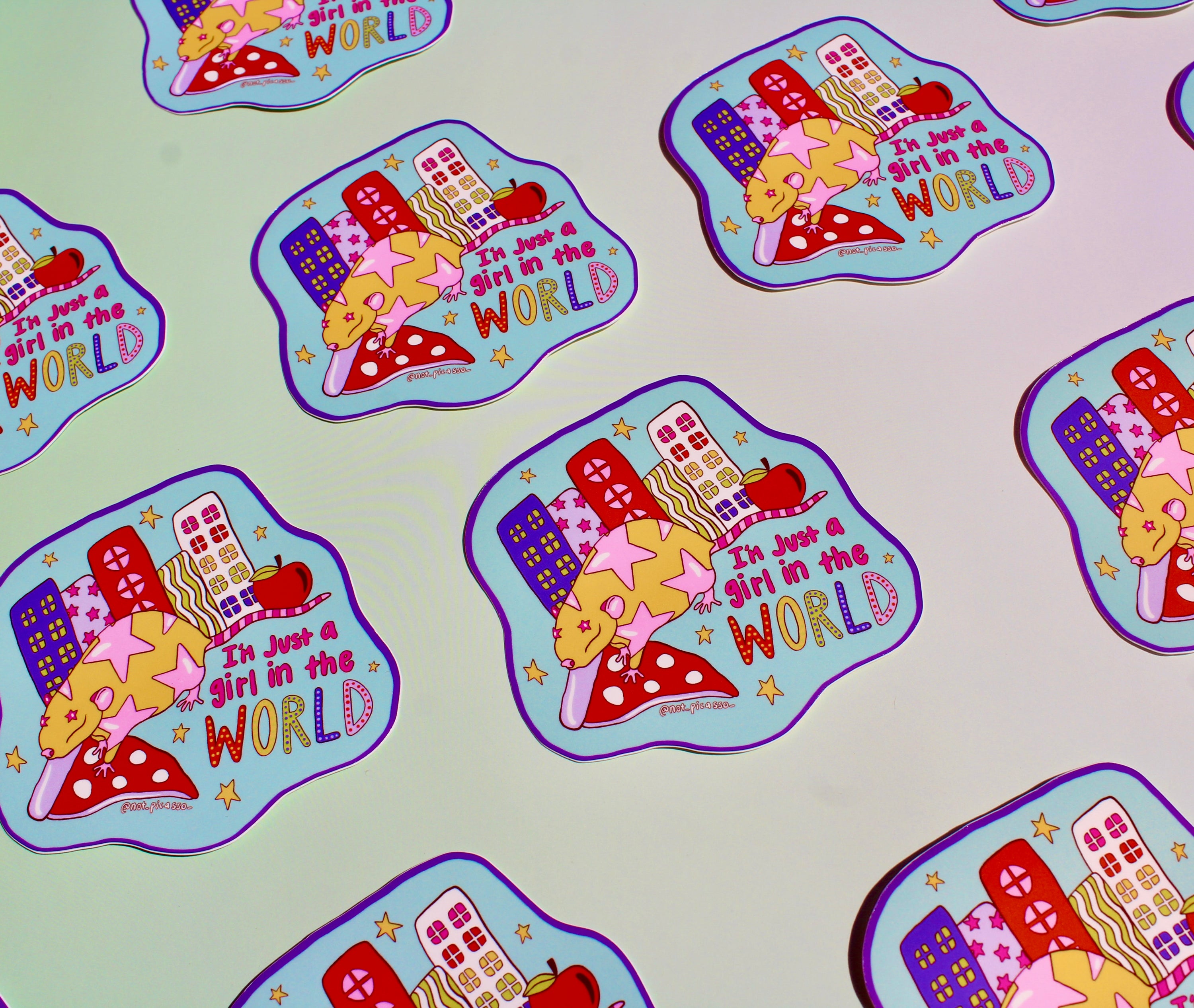 I'm Just A Girl in the World Sticker