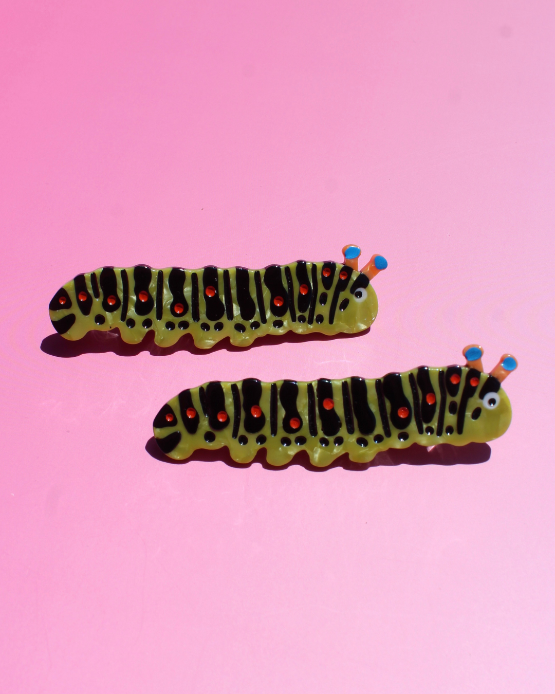 Caterpillar Hair Clip Set