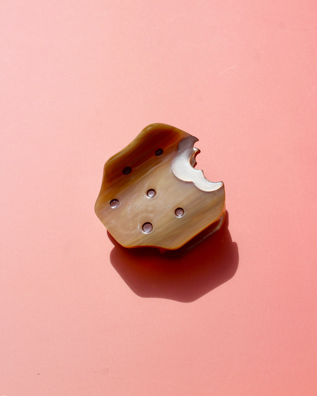 Chocolate Chip Cookie Mini Hair Claw