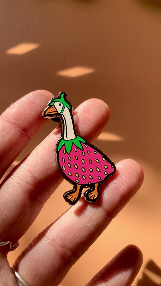 Gooseberry Enamel Pin